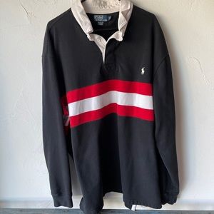 Vintage Polo Ralph Lauren LS Rugby Shirt 3xl tall